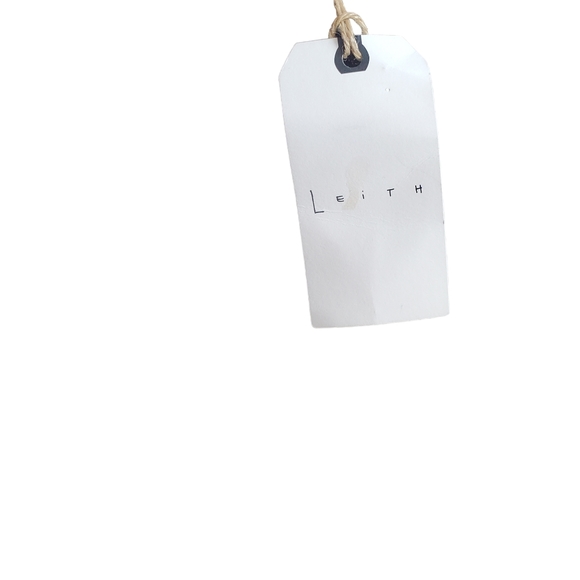 NWT Leith Black and Gold Metallic Sursplice Romper Elastic Waist Size Large - Picture 4 of 8